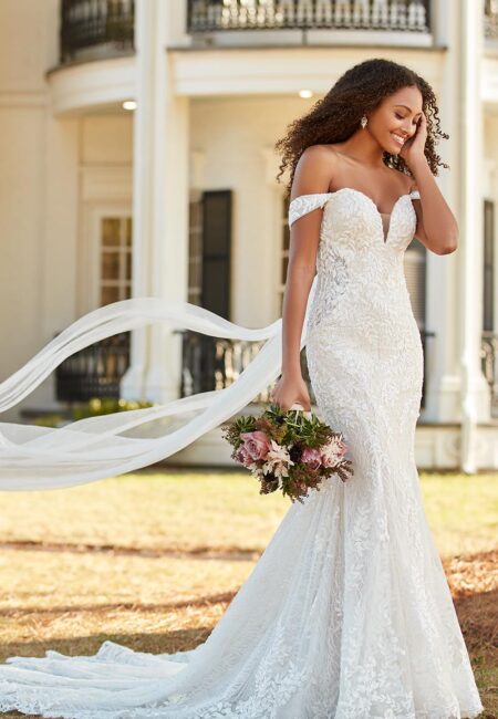 Martina Liana Kleid, Off-Shoulder Brautkleid