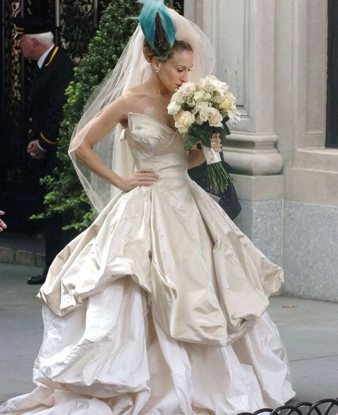 Sex and the City, Carrie Bradshaw Hochzeit, Brautkleid, Serie, SATC Brautkleit, Trend, Stilikone, Sarah Jessica Parker