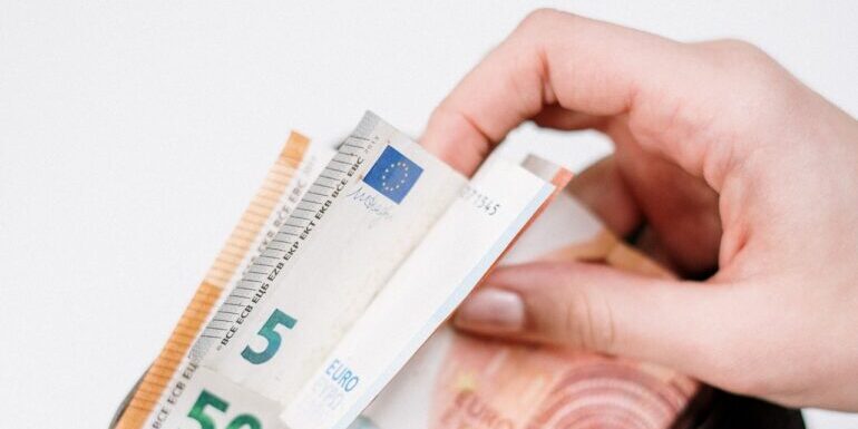 Geld, Geldbörse, Euro, Geldscheine