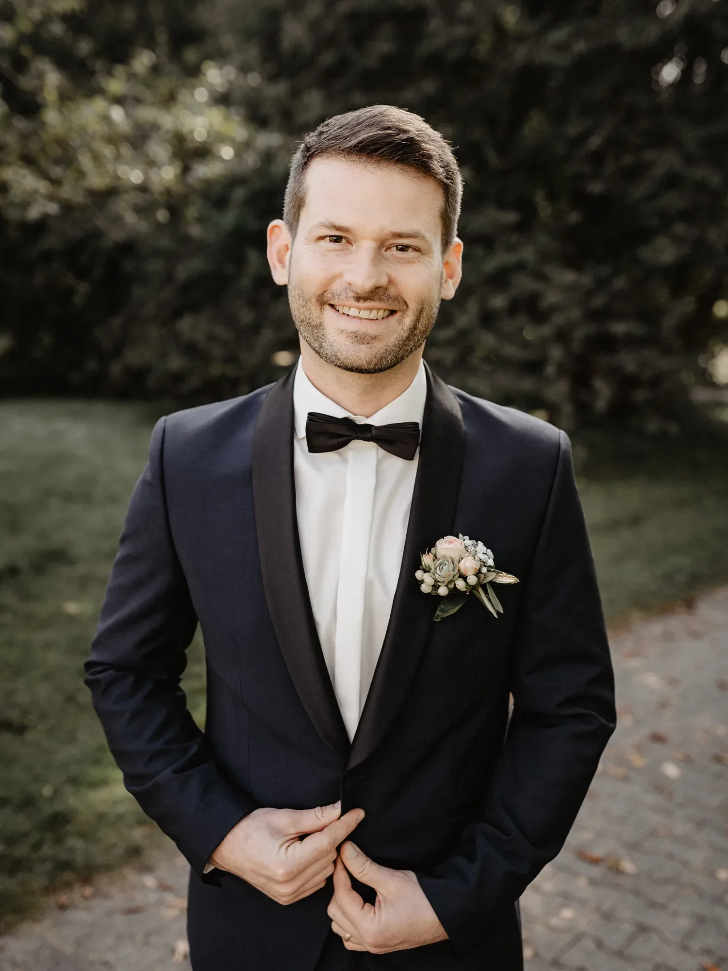 Bräutigam - Hochzeitsanzug - Fliege