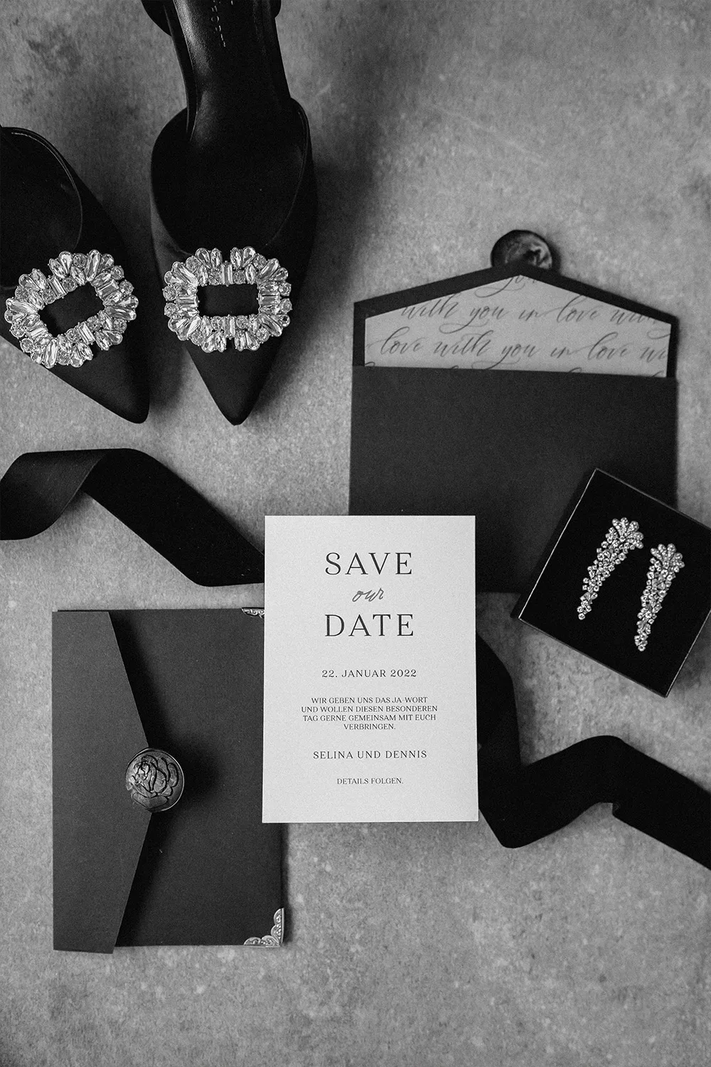 Fine Art Hochzeitskonzept - Accessoires