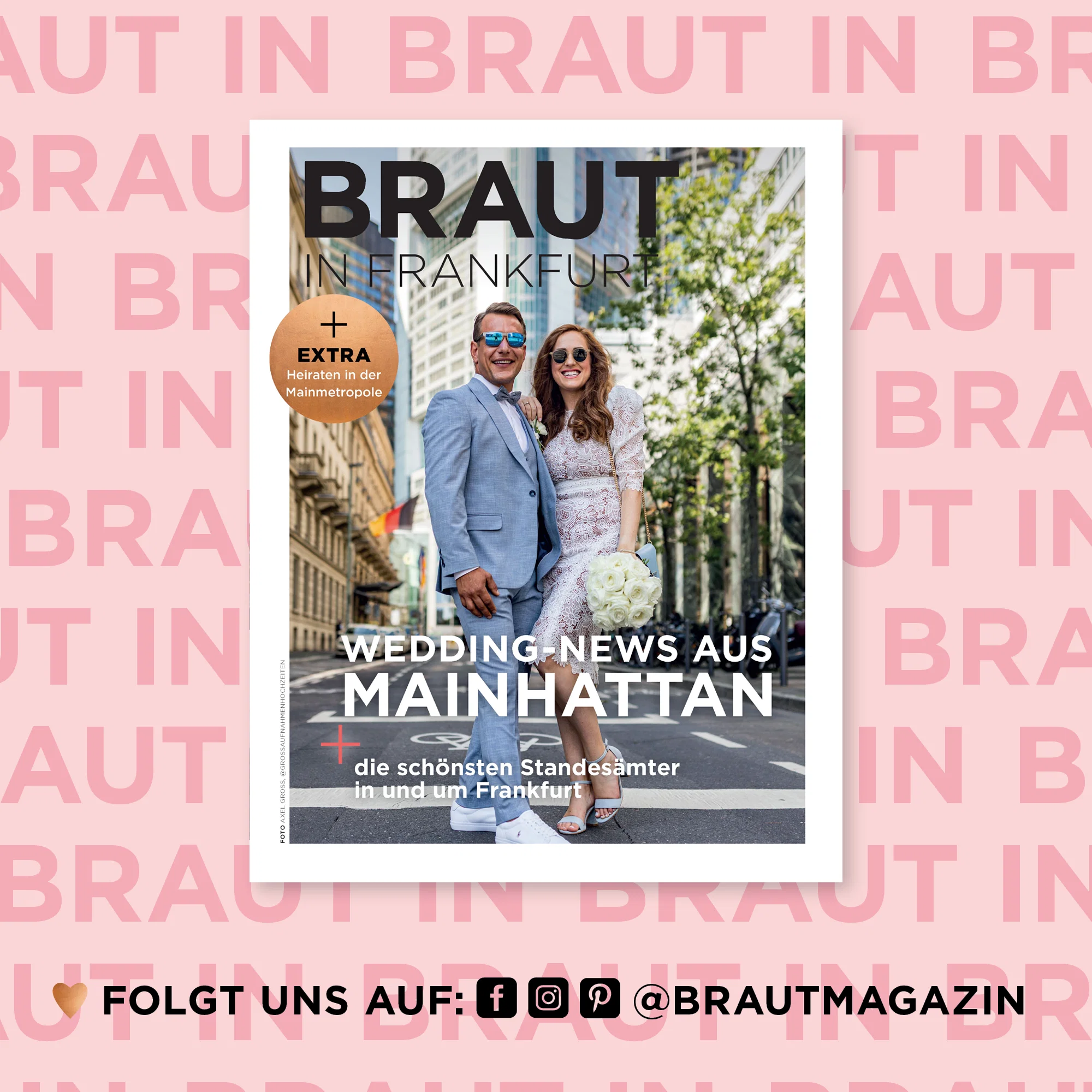 Das Cover der Braut in Frankfurt