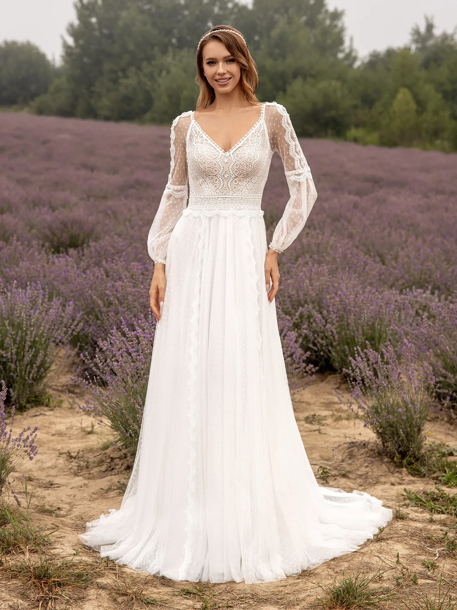 Boho Hochzeitskleid