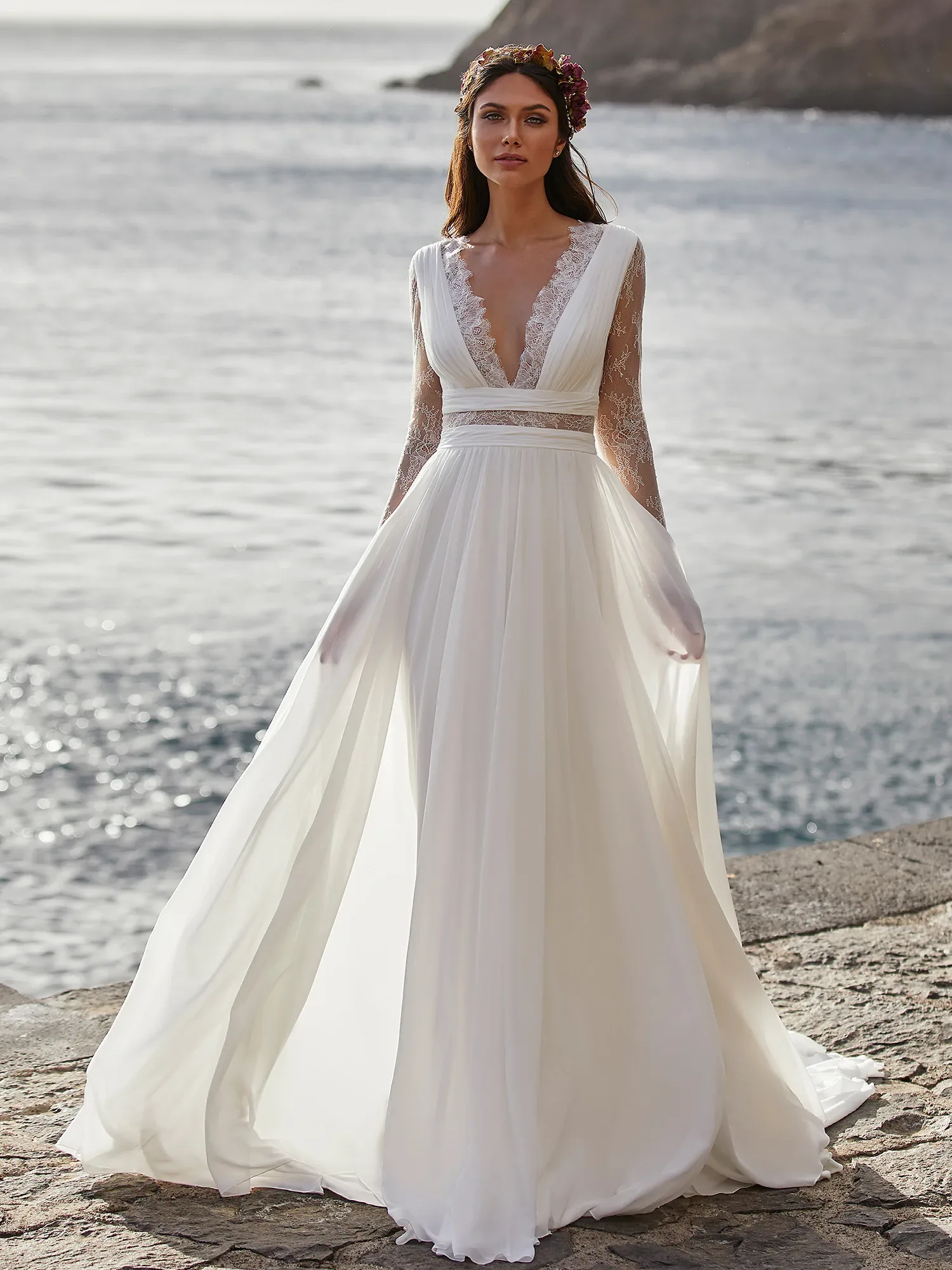 Boho Hochzeitskleid