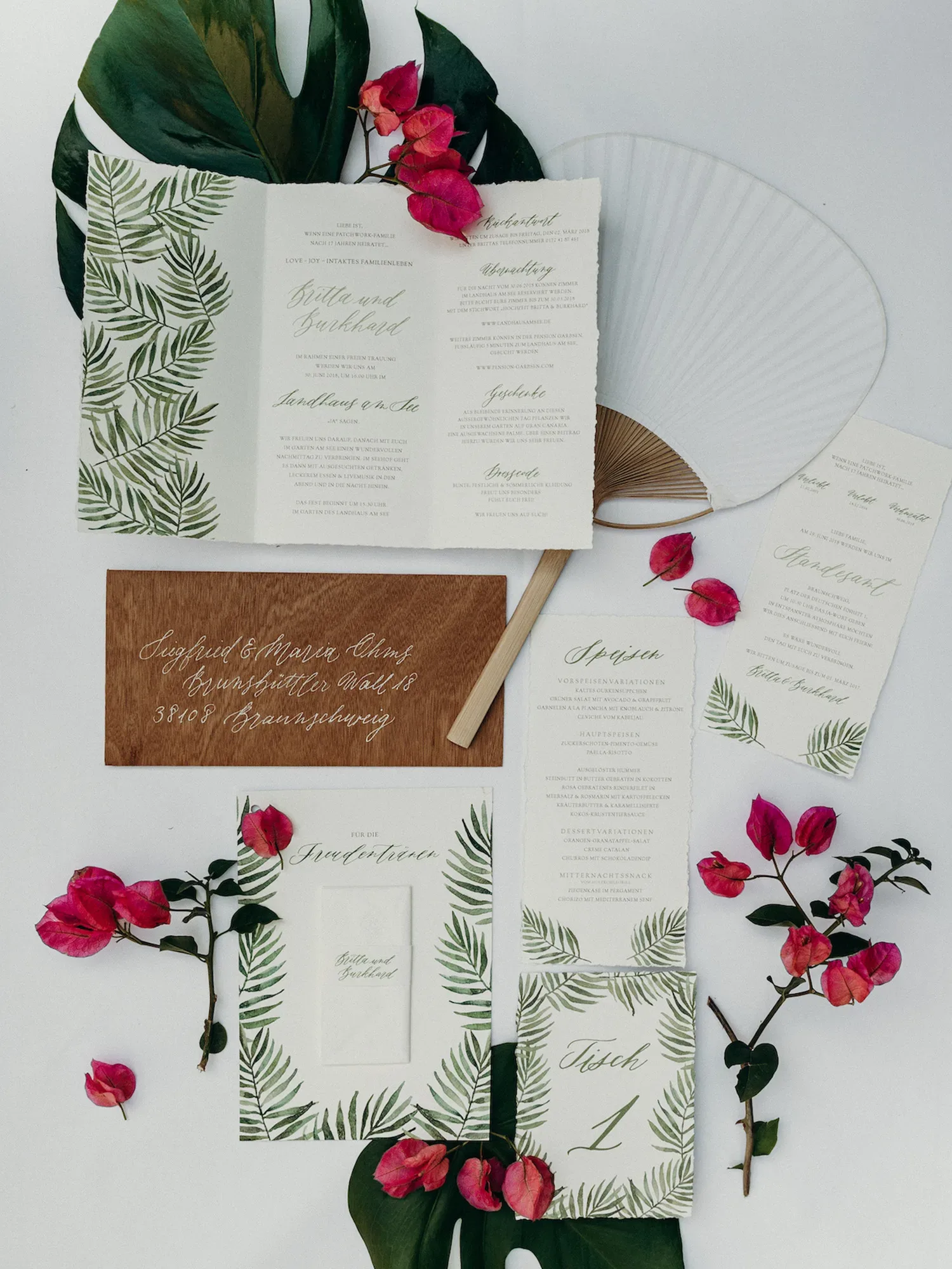 Mottohochzeit - Hochzeitskonzept - Hochzeitspapeterie