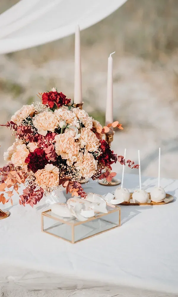 freie Trauung am Strand - sweet table