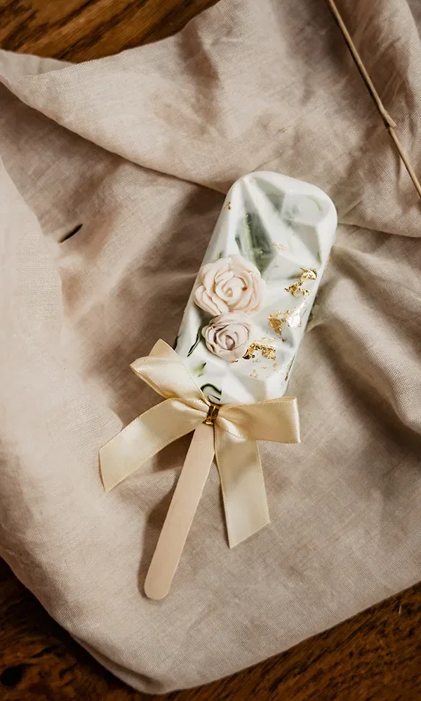 Cake pop mit Blumen