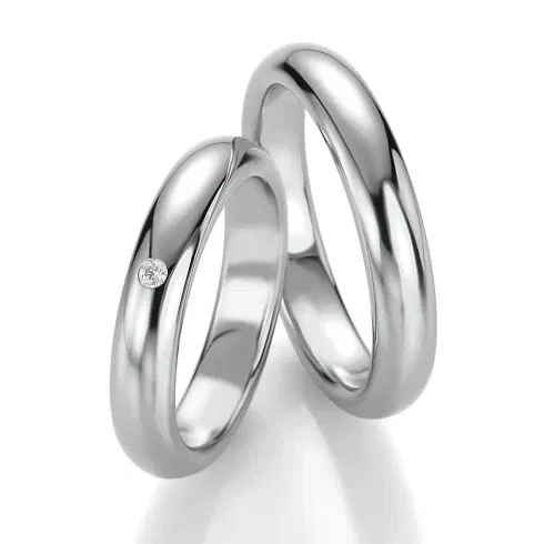 Eheringe aus Platin von Breuning.