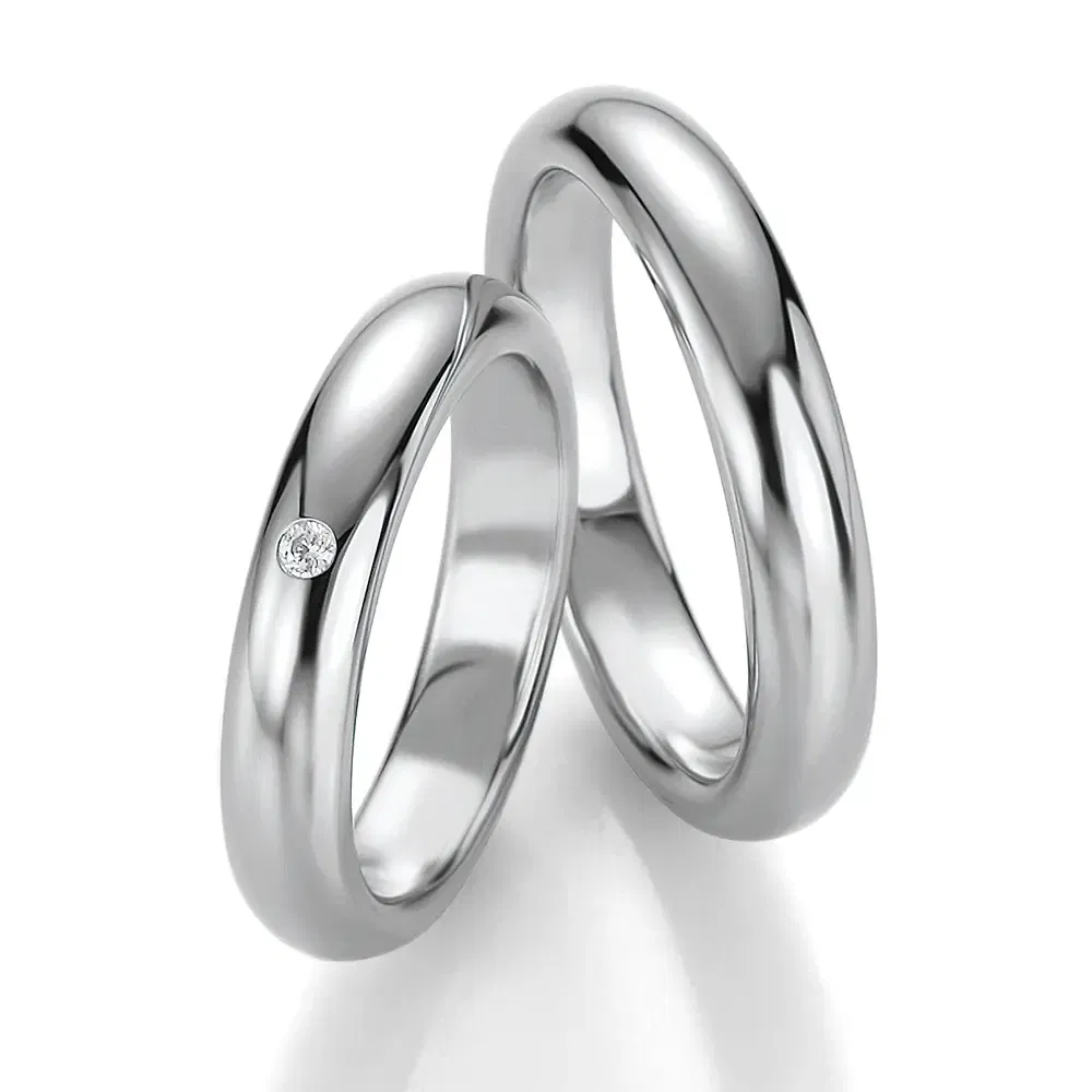 Eheringe aus Platin von Breuning.