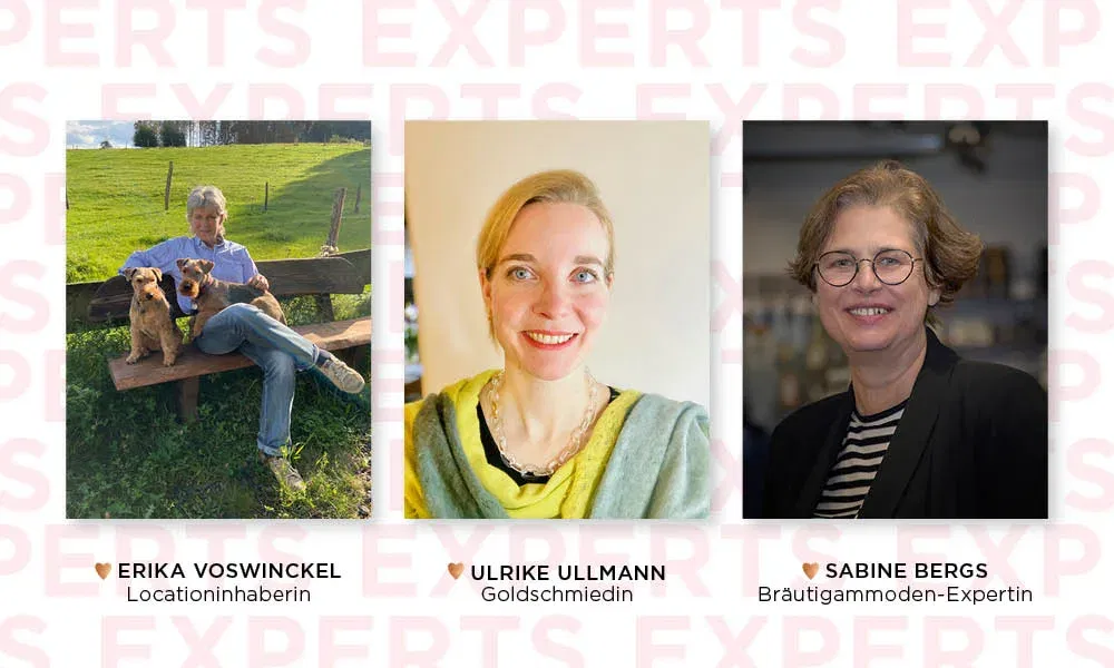 Expertinnen der Hochzeitsbranche aus dem Raum Köln/Bonn