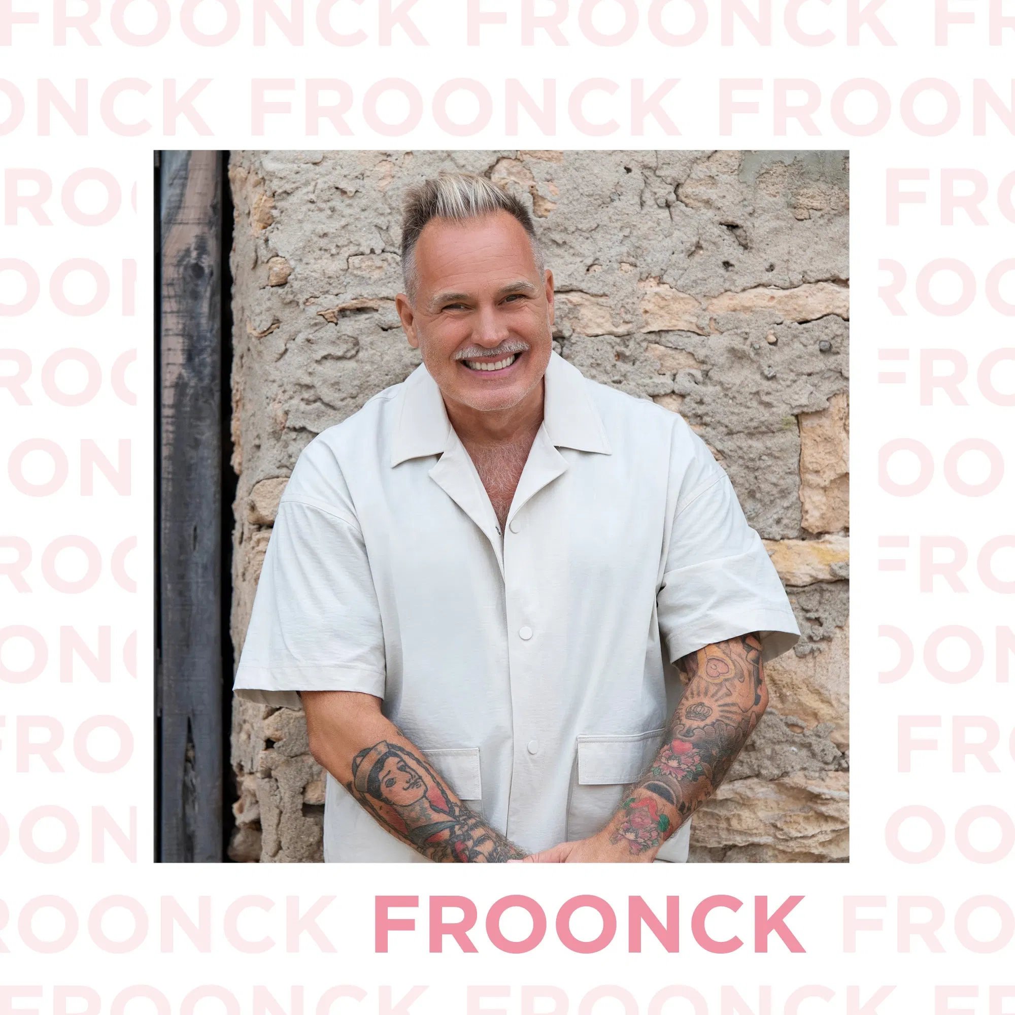 Banner von Frooncks Hochzeitskolumne, an der rechten Seite ist ein Foto von Froonck zu sehen.