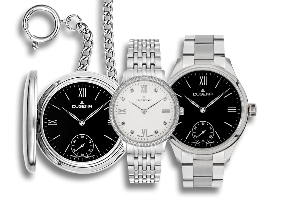 Edles Brautpaar-Uhrenset in Silber von Dugena – zeitlose Erinnerung an euren Hochzeitstag