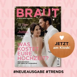 Die Januar–Februar-Ausgabe: Was kostet eure Hochzeit?