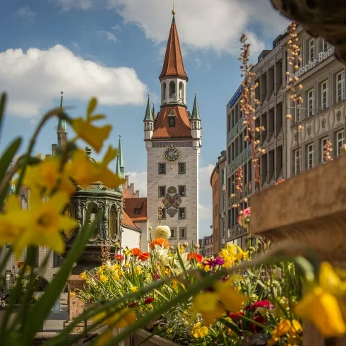 Die Innenstadt von München