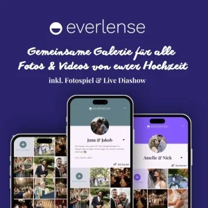 Gewinnspiel: Digitale Hochzeitsgalerie von Everlense