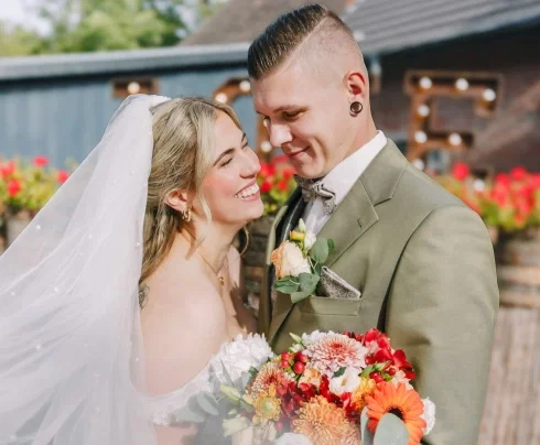 Hochzeitspaar Chiara und Manuel