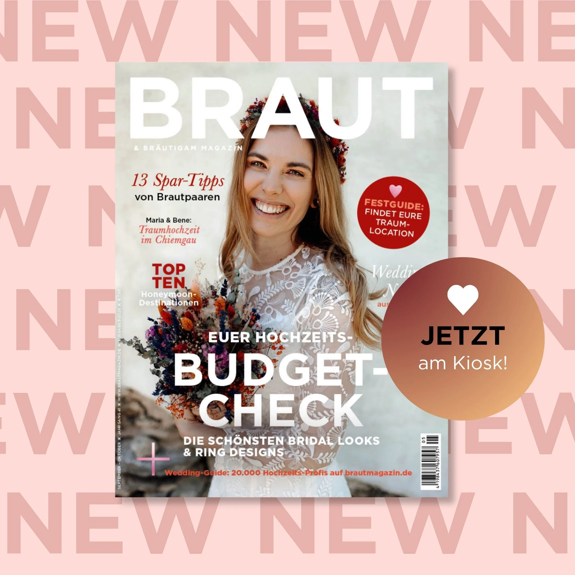 Cover neue Ausgabe Braut und Bräutigam Magazin