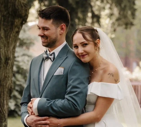 Hochzeitspaar Laura und Kevin