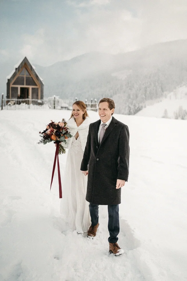 Elopement im Schnee