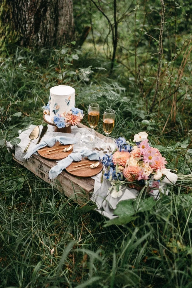 Picknick zur Hochzeit